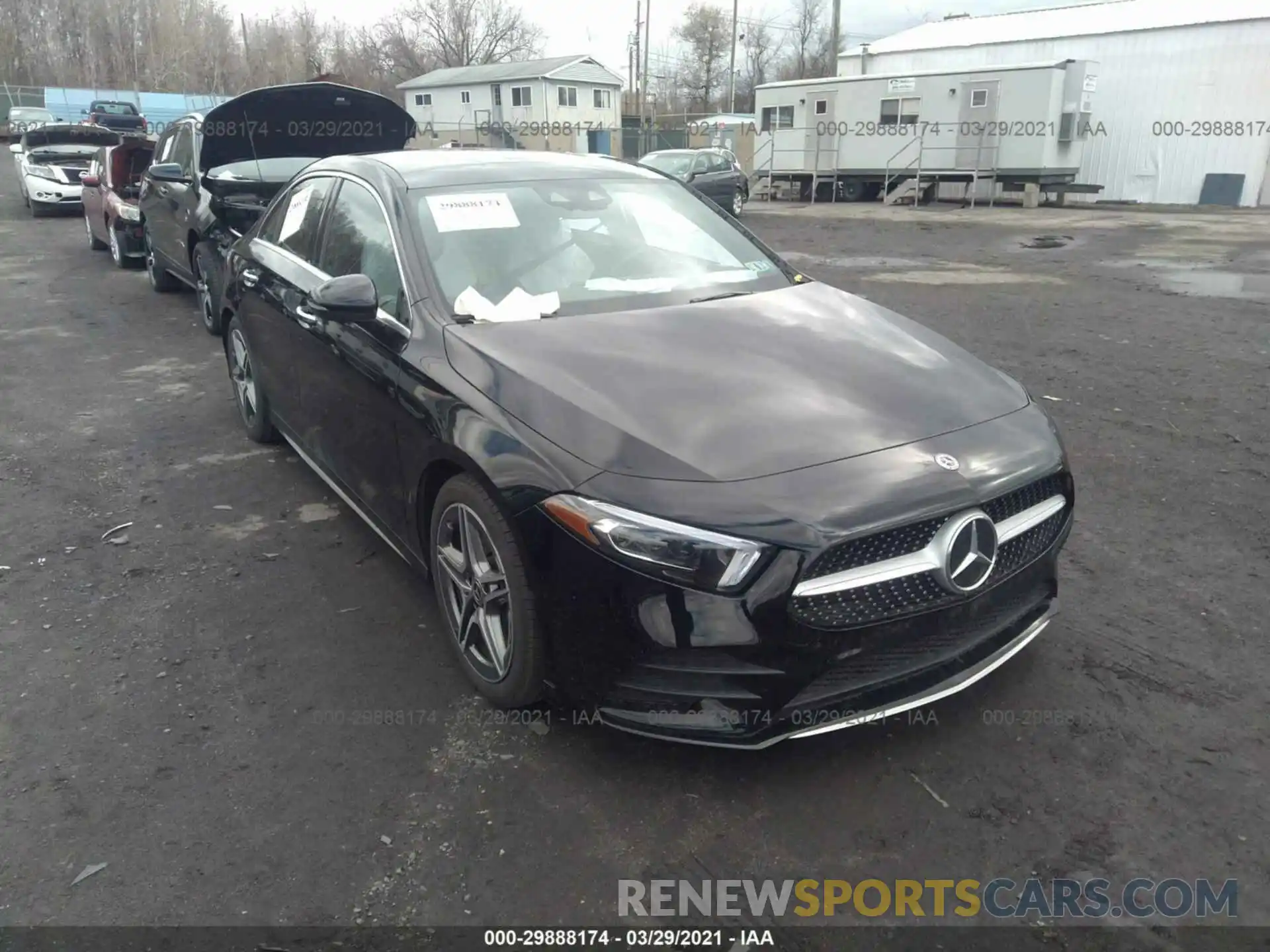 1 Photograph of a damaged car W1K3G4FB9LW043932 MERCEDES-BENZ A-CLASS 2020