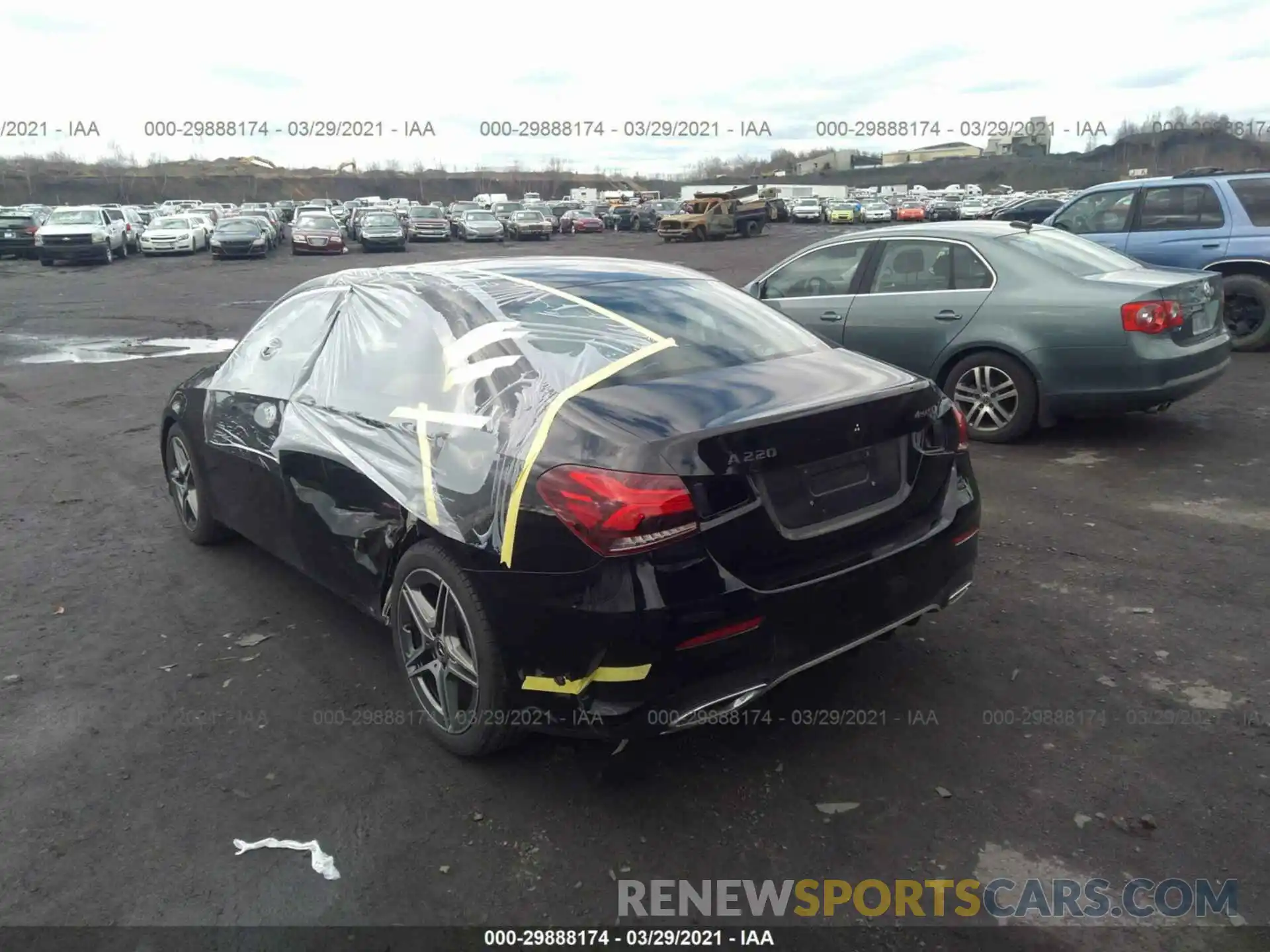 3 Photograph of a damaged car W1K3G4FB9LW043932 MERCEDES-BENZ A-CLASS 2020