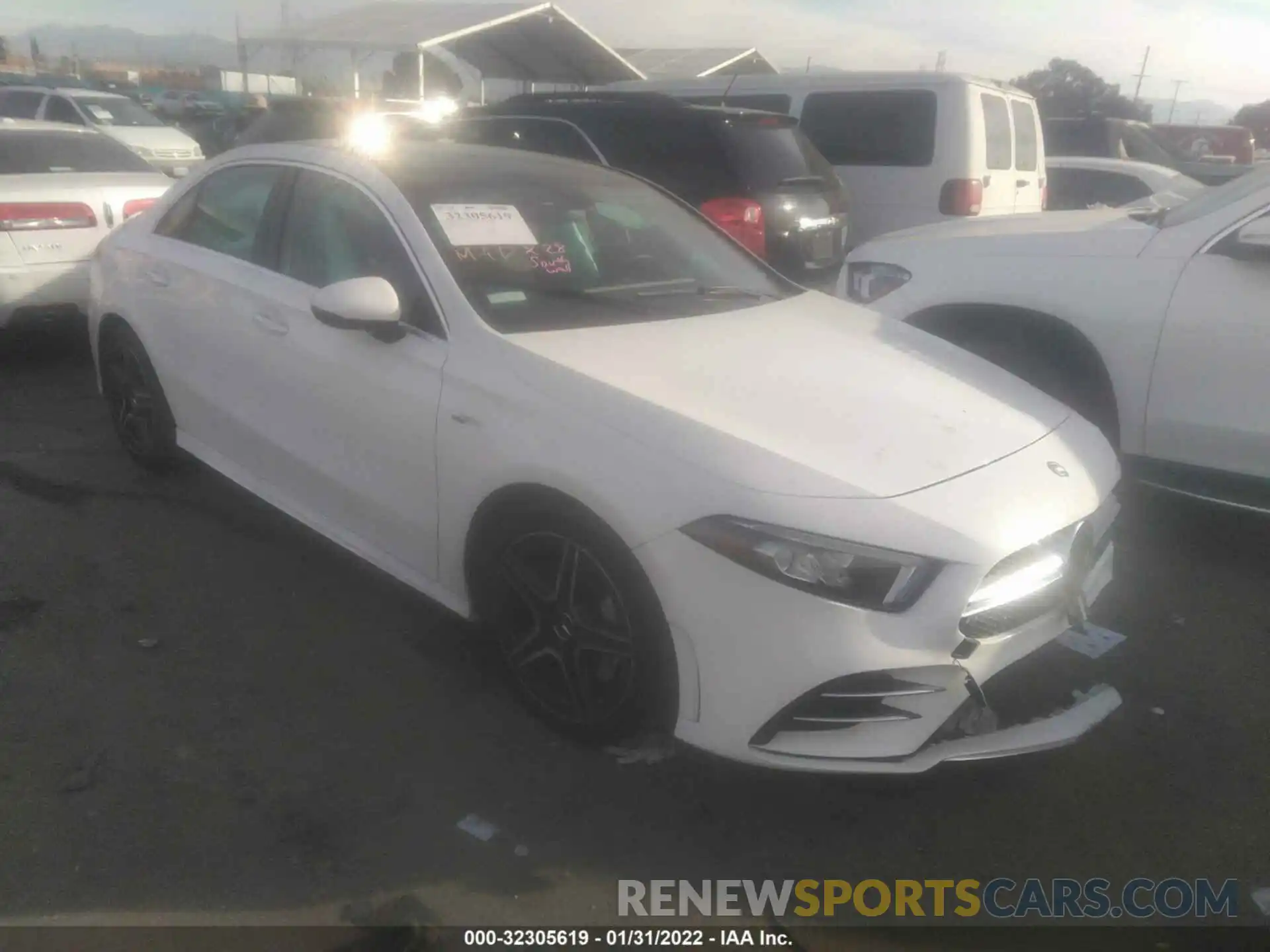 1 Photograph of a damaged car W1K3G5BB0LJ215709 MERCEDES-BENZ A-CLASS 2020