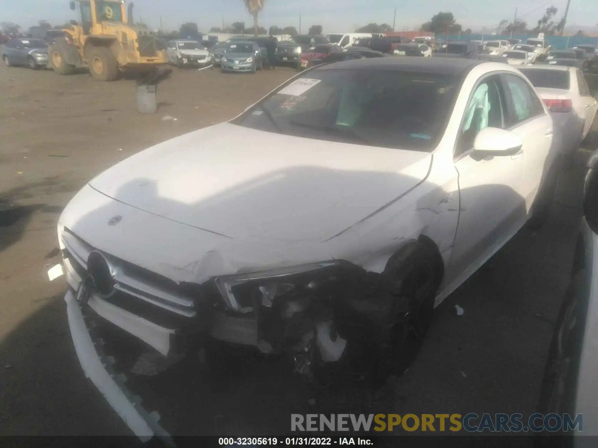 2 Photograph of a damaged car W1K3G5BB0LJ215709 MERCEDES-BENZ A-CLASS 2020