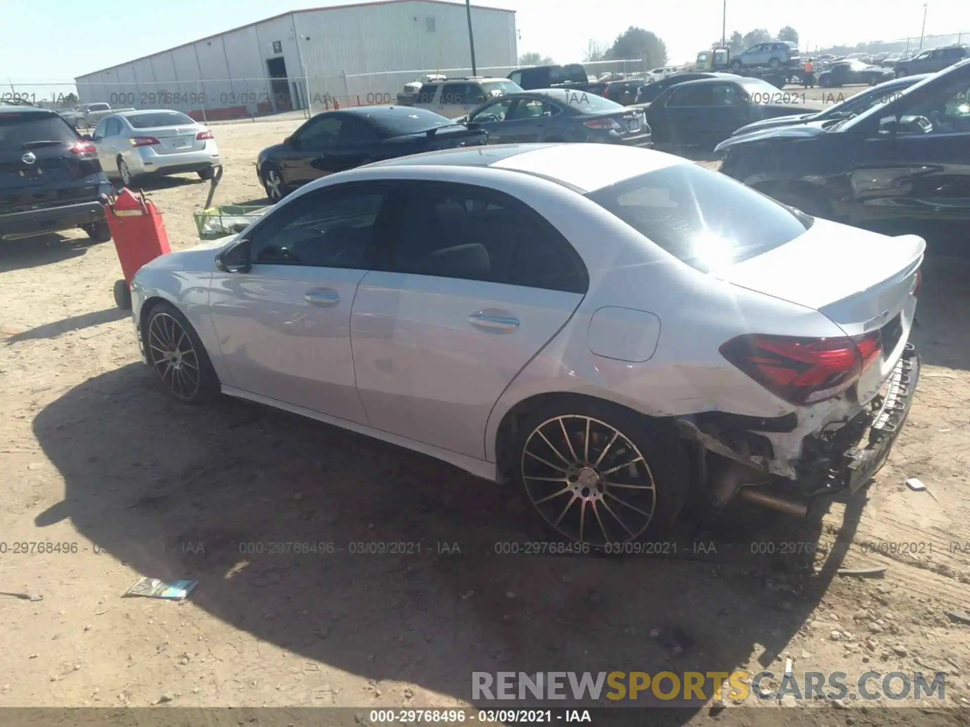 3 Photograph of a damaged car W1K3G5BB5LJ204642 MERCEDES-BENZ A-CLASS 2020