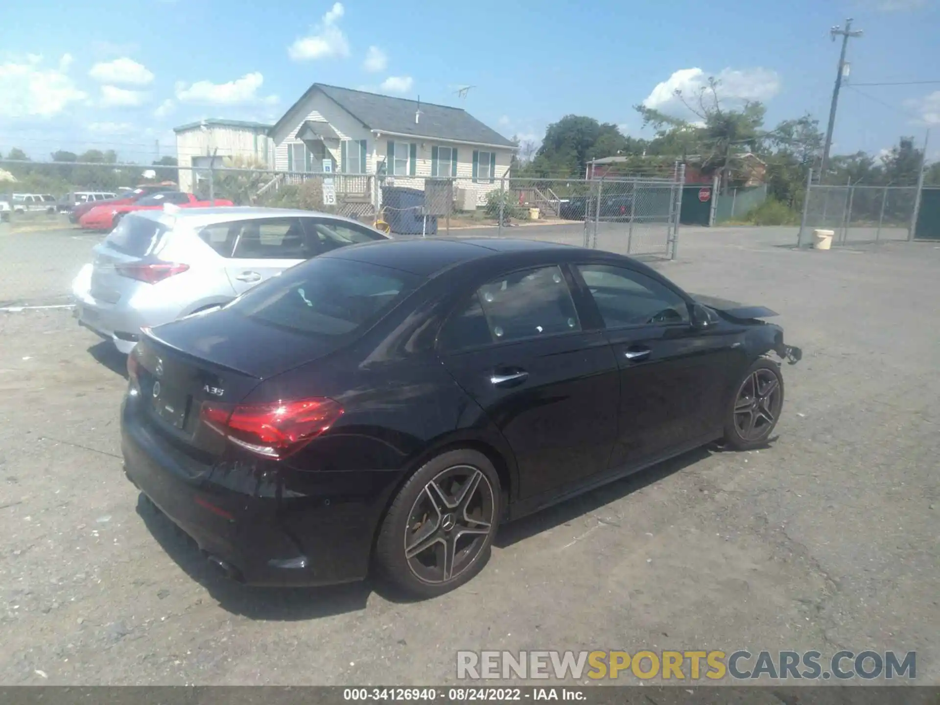 4 Photograph of a damaged car W1K3G5BB5LJ227385 MERCEDES-BENZ A-CLASS 2020