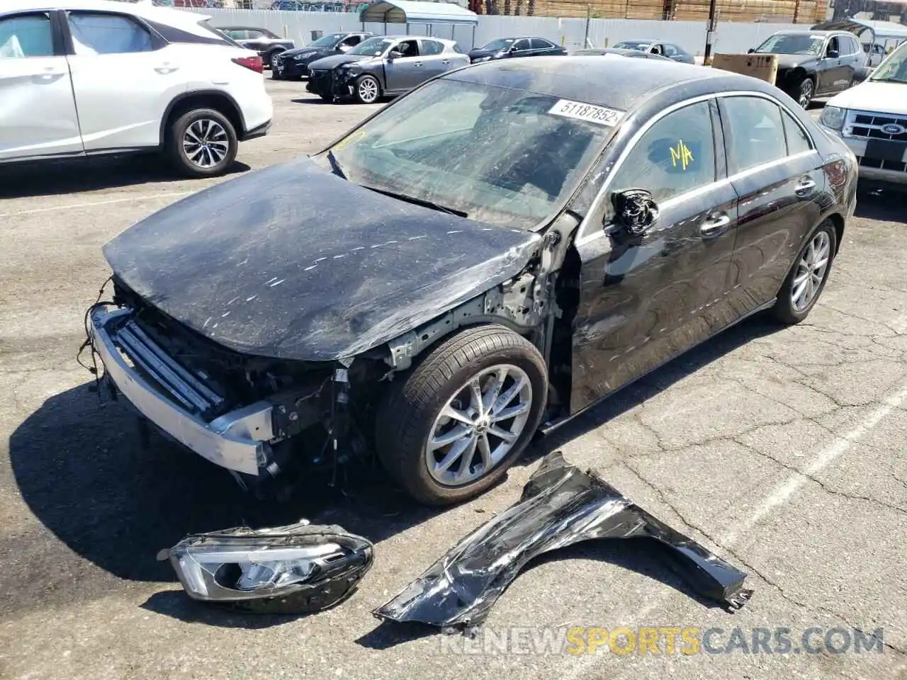 2 Photograph of a damaged car WDD3G4EB2LW037679 MERCEDES-BENZ A-CLASS 2020