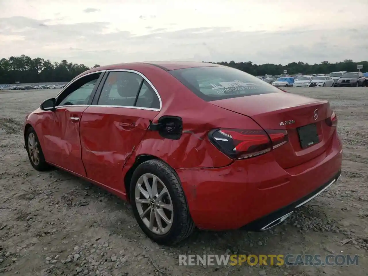 3 Photograph of a damaged car WDD3G4EB2LW041828 MERCEDES-BENZ A-CLASS 2020