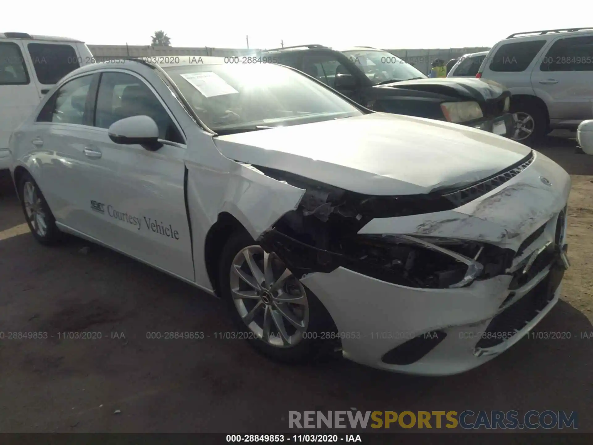 1 Photograph of a damaged car WDD3G4EB3LW036394 MERCEDES-BENZ A-CLASS 2020