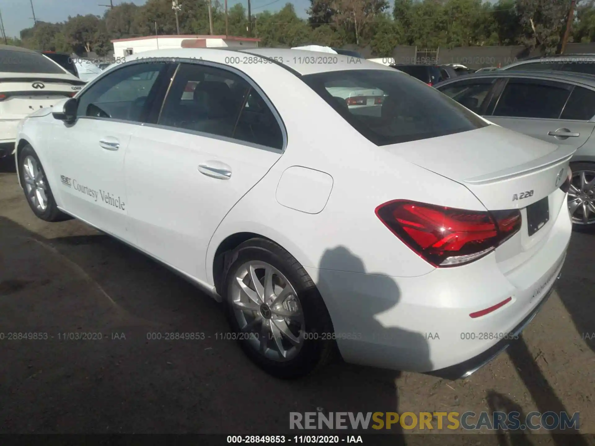 3 Photograph of a damaged car WDD3G4EB3LW036394 MERCEDES-BENZ A-CLASS 2020