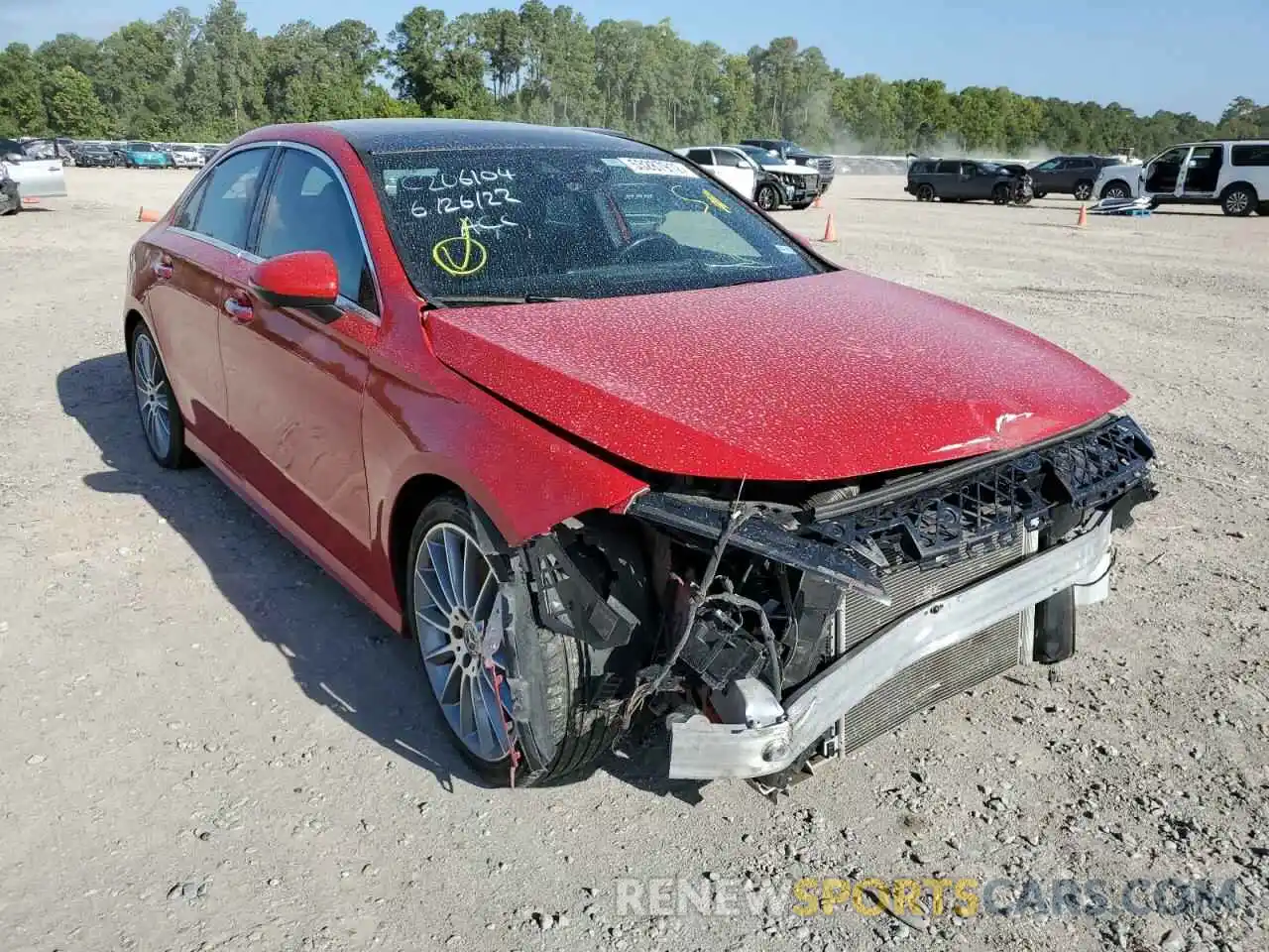 1 Photograph of a damaged car WDD3G4EB4LW038350 MERCEDES-BENZ A-CLASS 2020