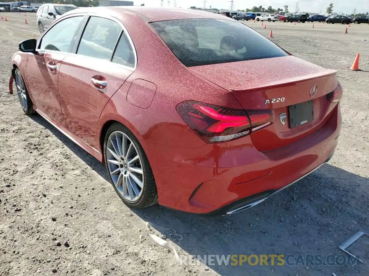 3 Photograph of a damaged car WDD3G4EB4LW038350 MERCEDES-BENZ A-CLASS 2020