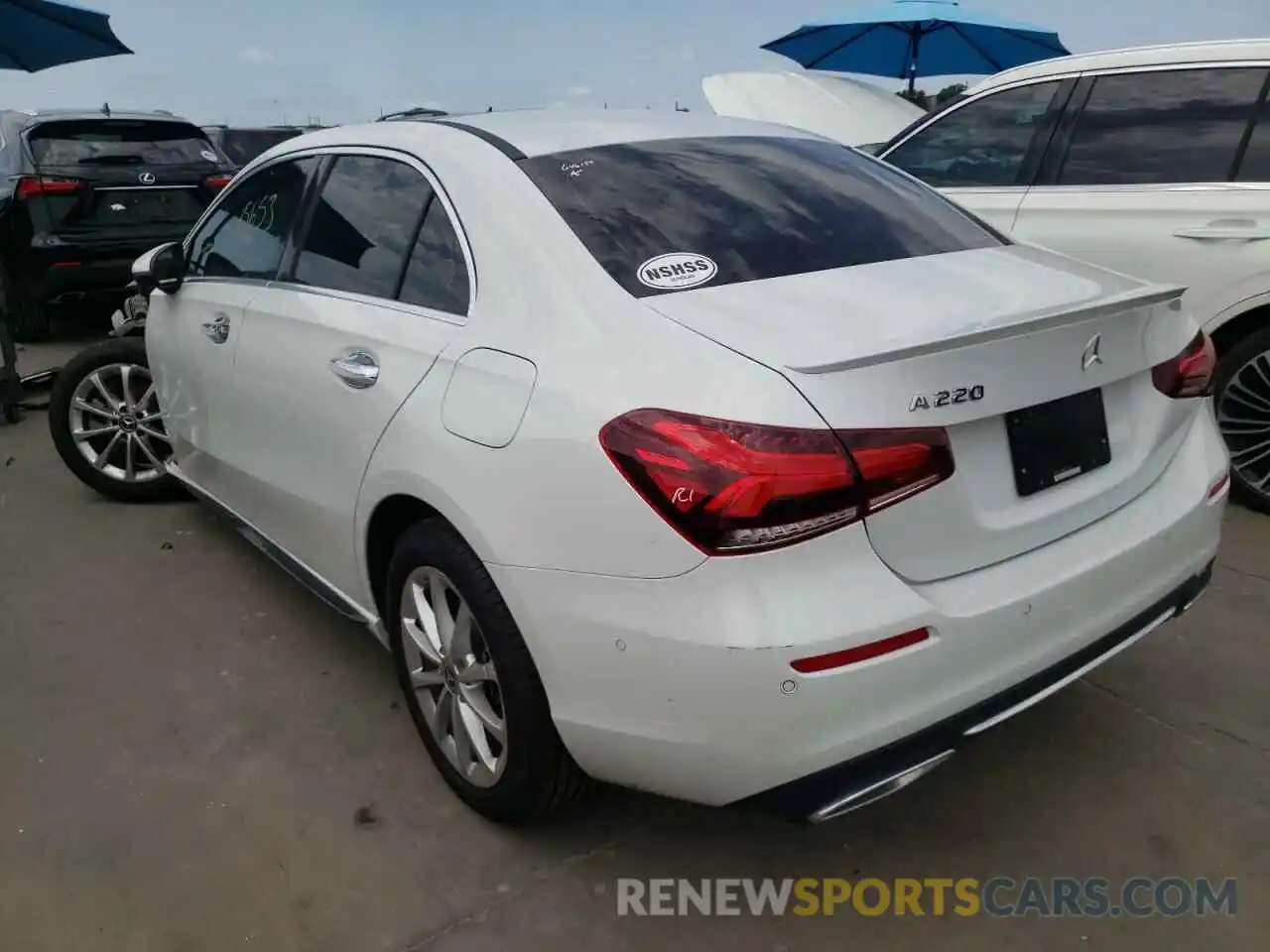 3 Photograph of a damaged car WDD3G4EB5LW039524 MERCEDES-BENZ A-CLASS 2020