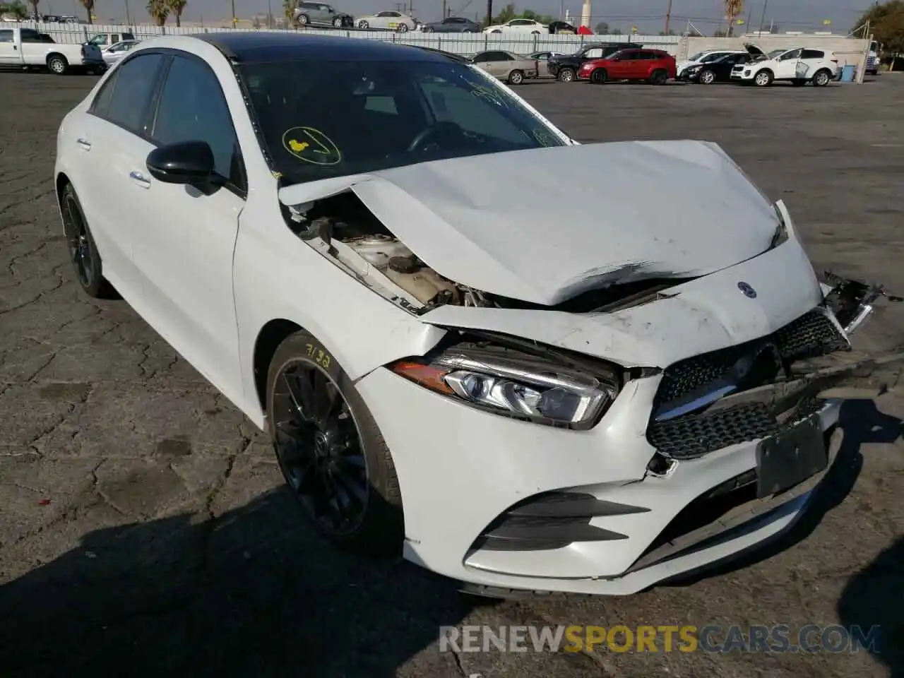 1 Photograph of a damaged car WDD3G4EB6LW039094 MERCEDES-BENZ A-CLASS 2020