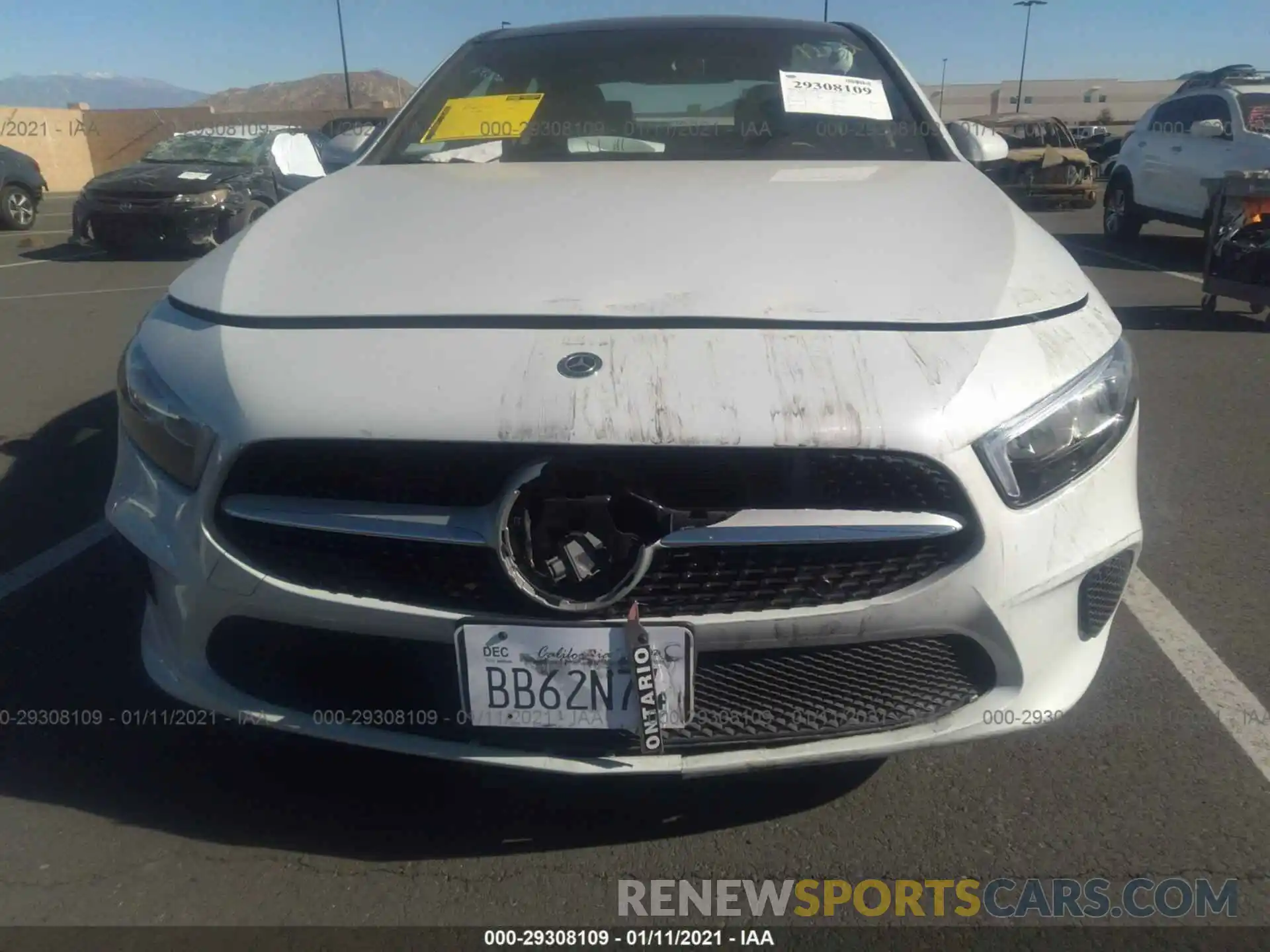 6 Photograph of a damaged car WDD3G4EB6LW039614 MERCEDES-BENZ A-CLASS 2020