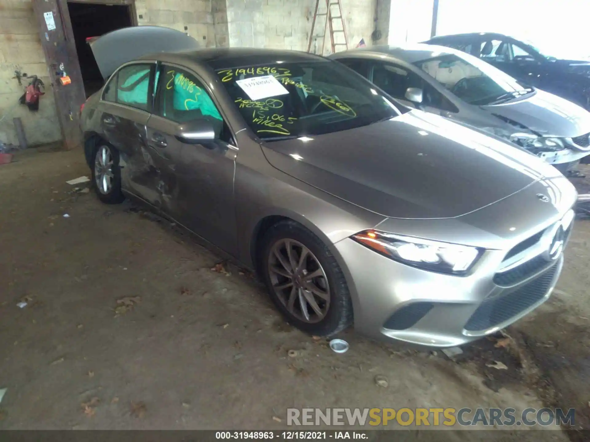 1 Photograph of a damaged car WDD3G4EB8LW041896 MERCEDES-BENZ A-CLASS 2020