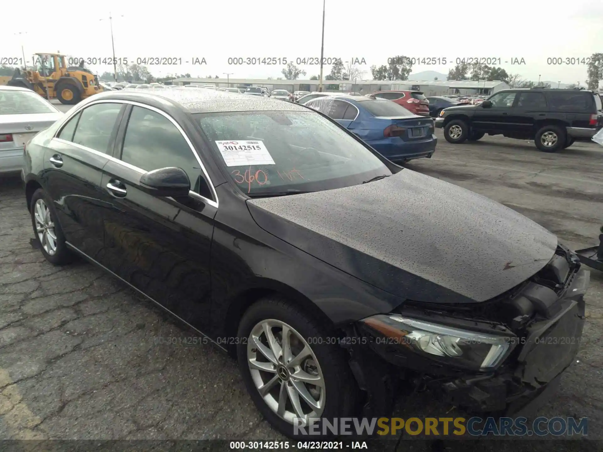 1 Photograph of a damaged car WDD3G4EB9LW038456 MERCEDES-BENZ A-CLASS 2020