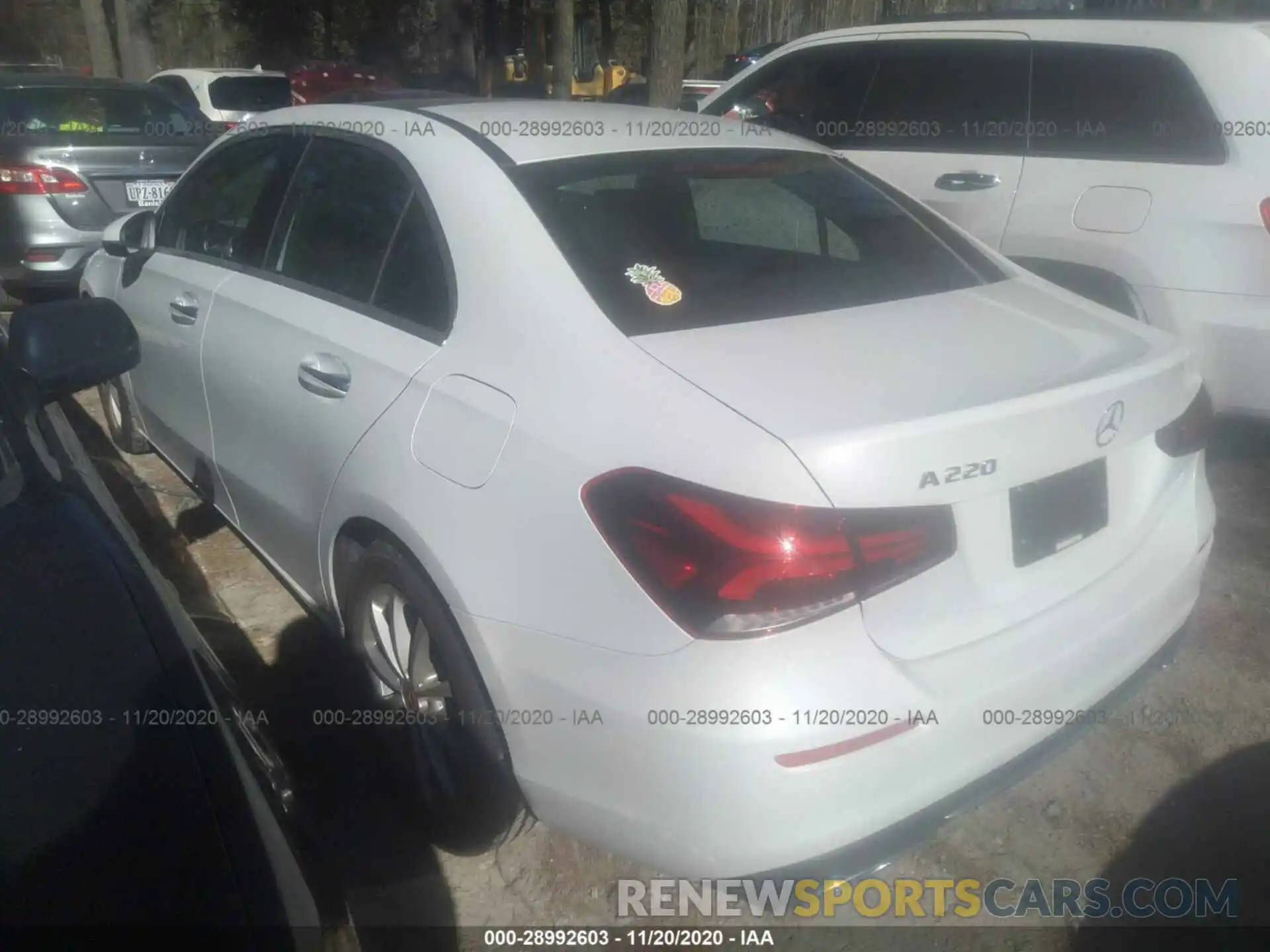 3 Photograph of a damaged car WDD3G4EB9LW041261 MERCEDES-BENZ A-CLASS 2020