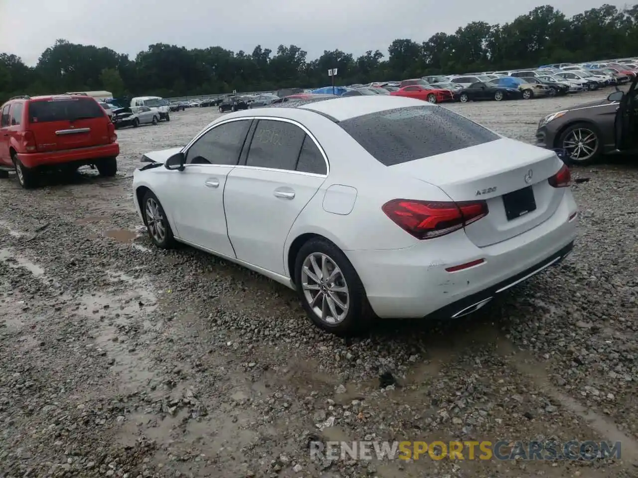 3 Photograph of a damaged car WDD3G4EBXLW040295 MERCEDES-BENZ A-CLASS 2020