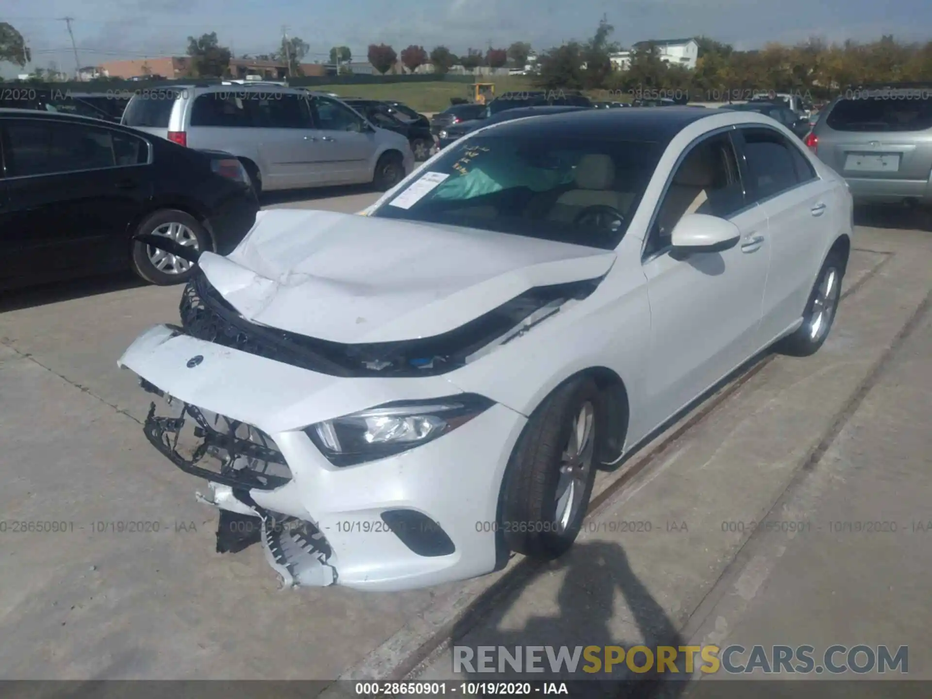 2 Photograph of a damaged car WDD3G4FB0LW041700 MERCEDES-BENZ A-CLASS 2020