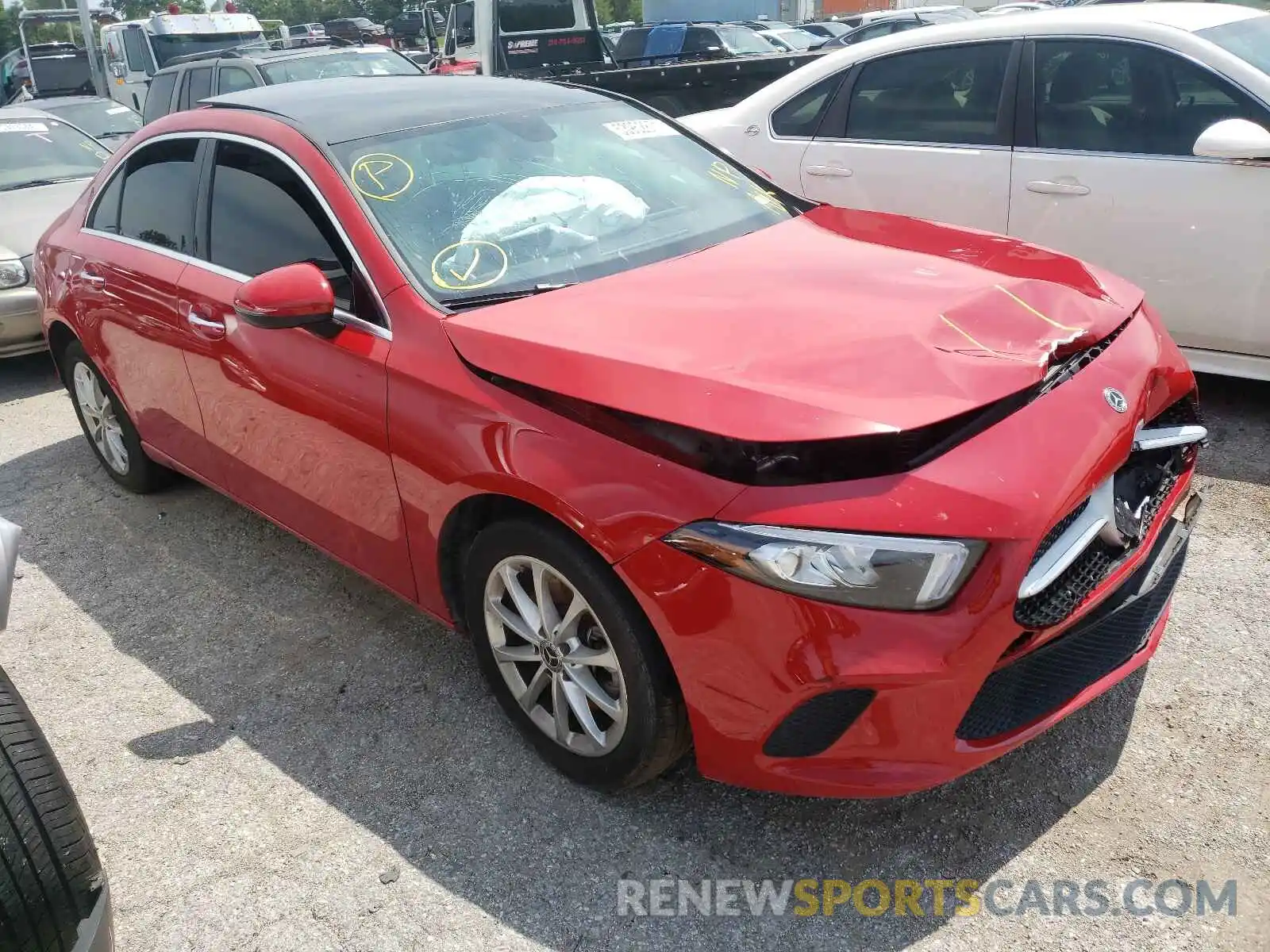 1 Photograph of a damaged car WDD3G4FB2LW037826 MERCEDES-BENZ A-CLASS 2020