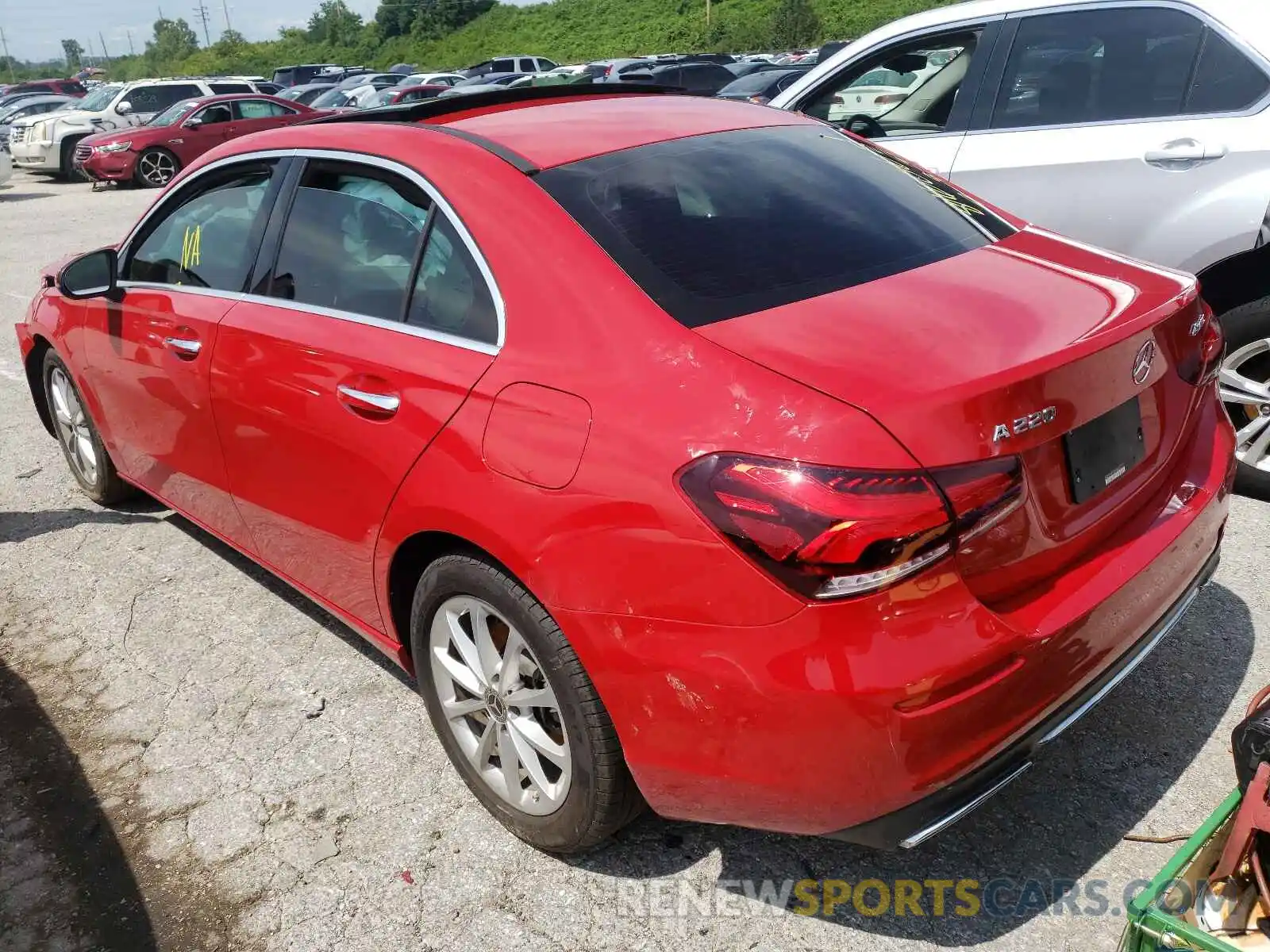 3 Photograph of a damaged car WDD3G4FB2LW037826 MERCEDES-BENZ A-CLASS 2020