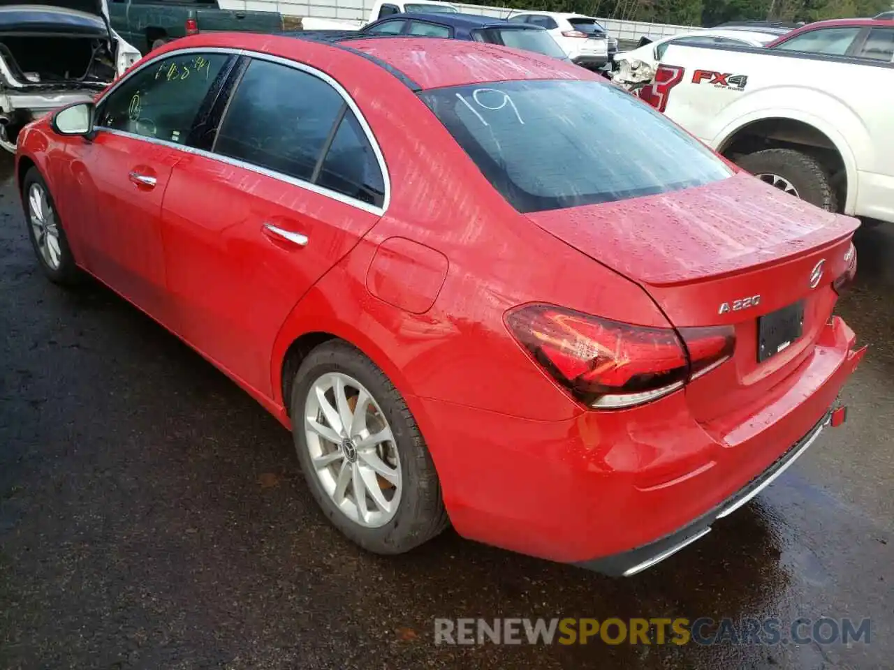 3 Photograph of a damaged car WDD3G4FB3LW036944 MERCEDES-BENZ A-CLASS 2020