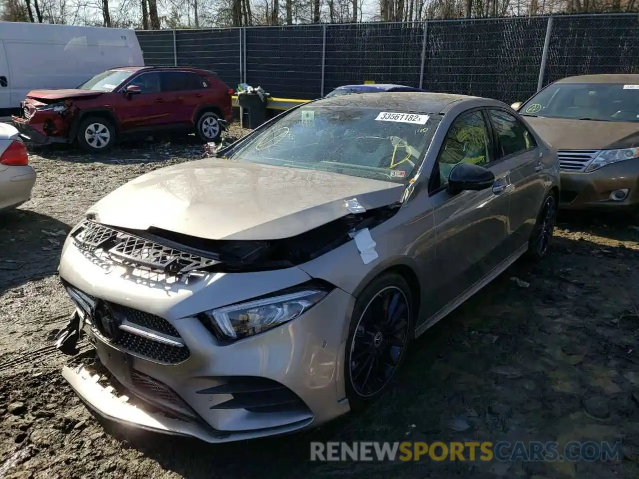 2 Photograph of a damaged car WDD3G4FB4LW037259 MERCEDES-BENZ A-CLASS 2020