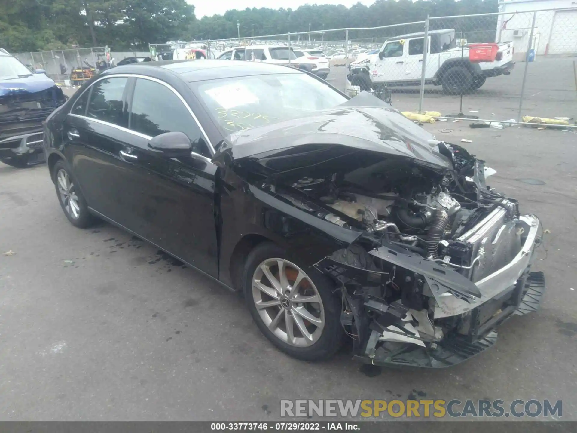 1 Photograph of a damaged car WDD3G4FB4LW037696 MERCEDES-BENZ A-CLASS 2020