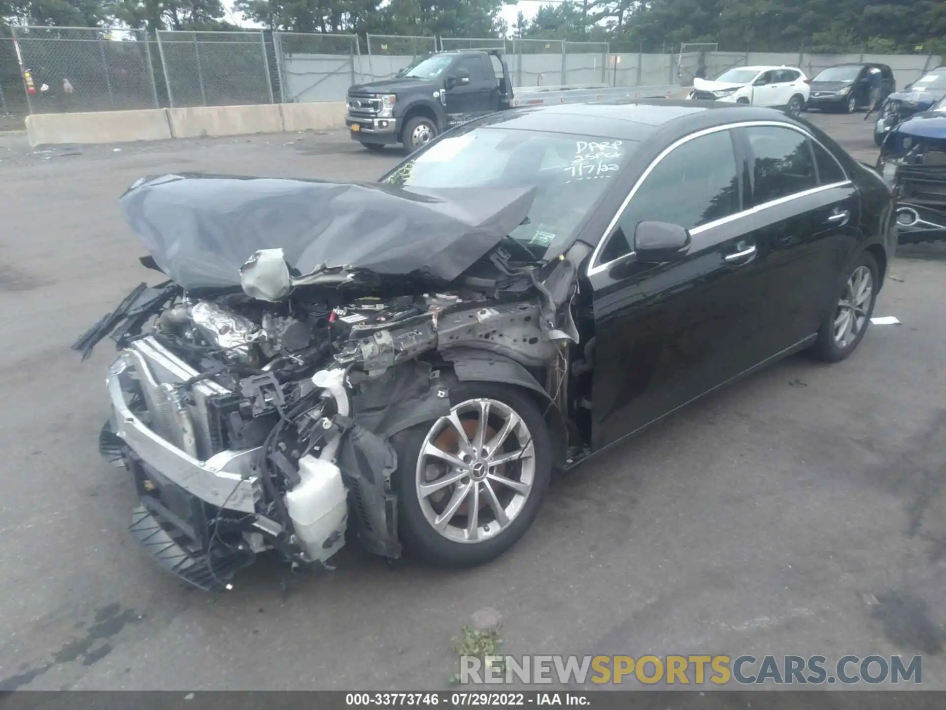 2 Photograph of a damaged car WDD3G4FB4LW037696 MERCEDES-BENZ A-CLASS 2020