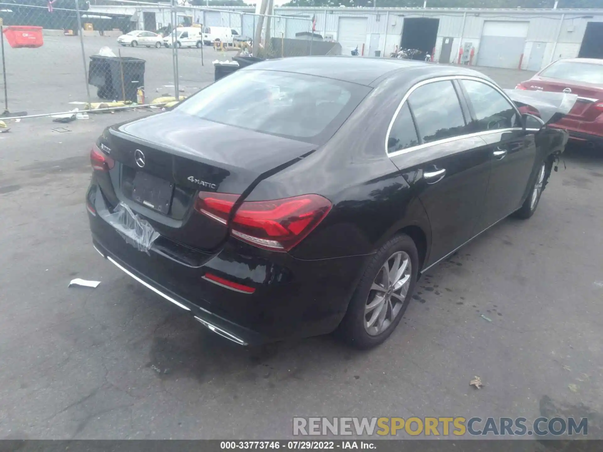 4 Photograph of a damaged car WDD3G4FB4LW037696 MERCEDES-BENZ A-CLASS 2020