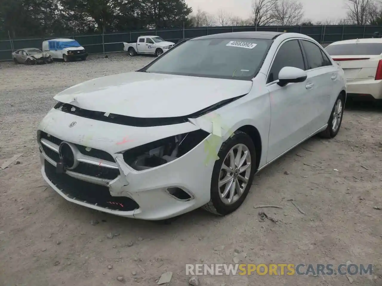 2 Photograph of a damaged car WDD3G4FB7LW037692 MERCEDES-BENZ A-CLASS 2020