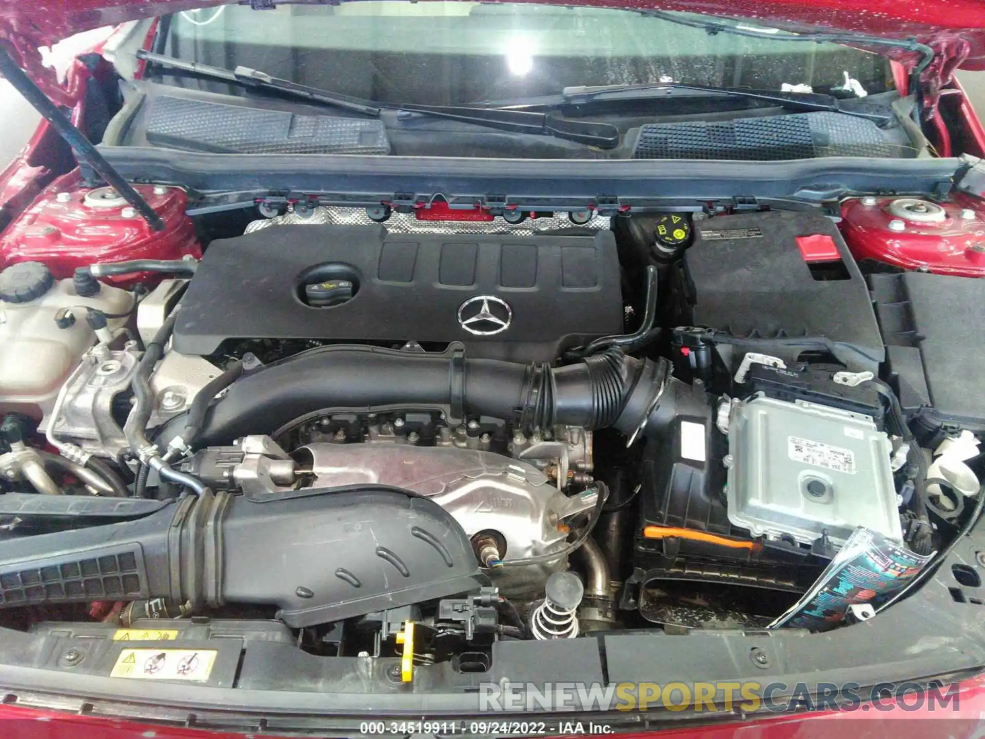 10 Фотография поврежденного автомобиля 00K3G4EB1MJ290801 MERCEDES-BENZ A-CLASS 2021