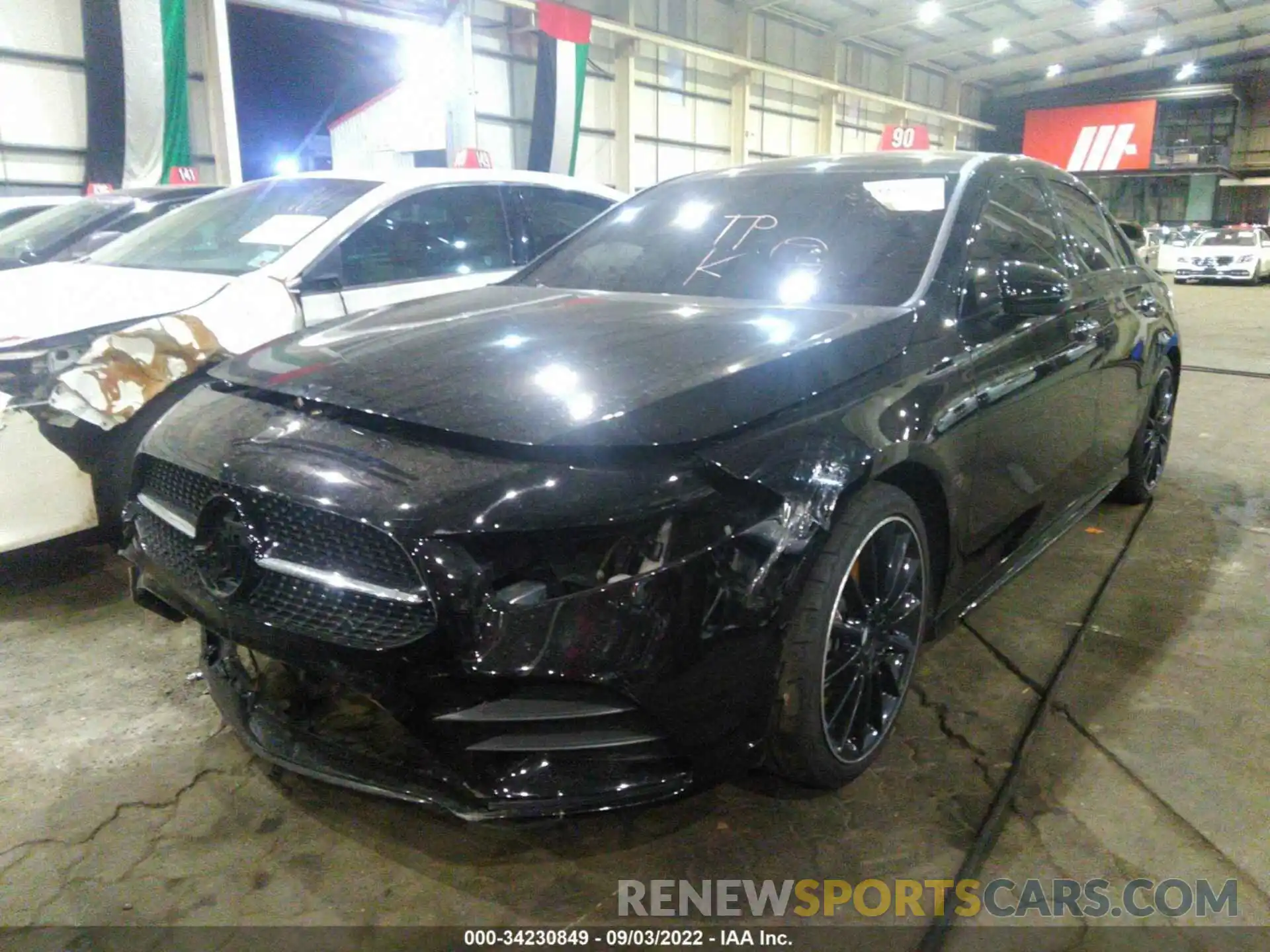 2 Photograph of a damaged car 00K3G4EB3MJ258366 MERCEDES-BENZ A-CLASS 2021