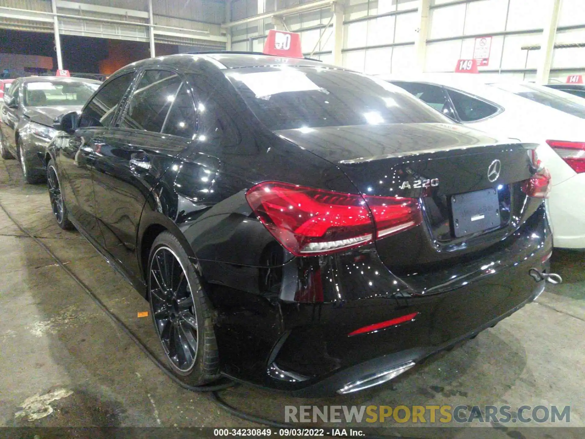 3 Photograph of a damaged car 00K3G4EB3MJ258366 MERCEDES-BENZ A-CLASS 2021