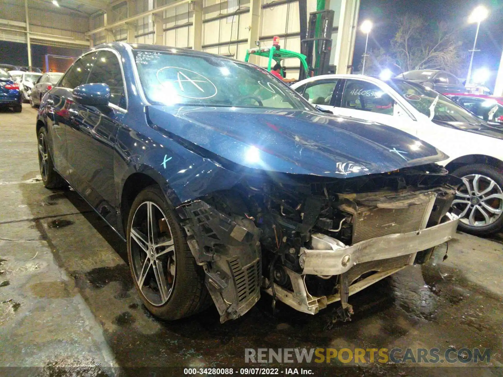 1 Photograph of a damaged car 00K3G4EB8MJ286339 MERCEDES-BENZ A-CLASS 2021