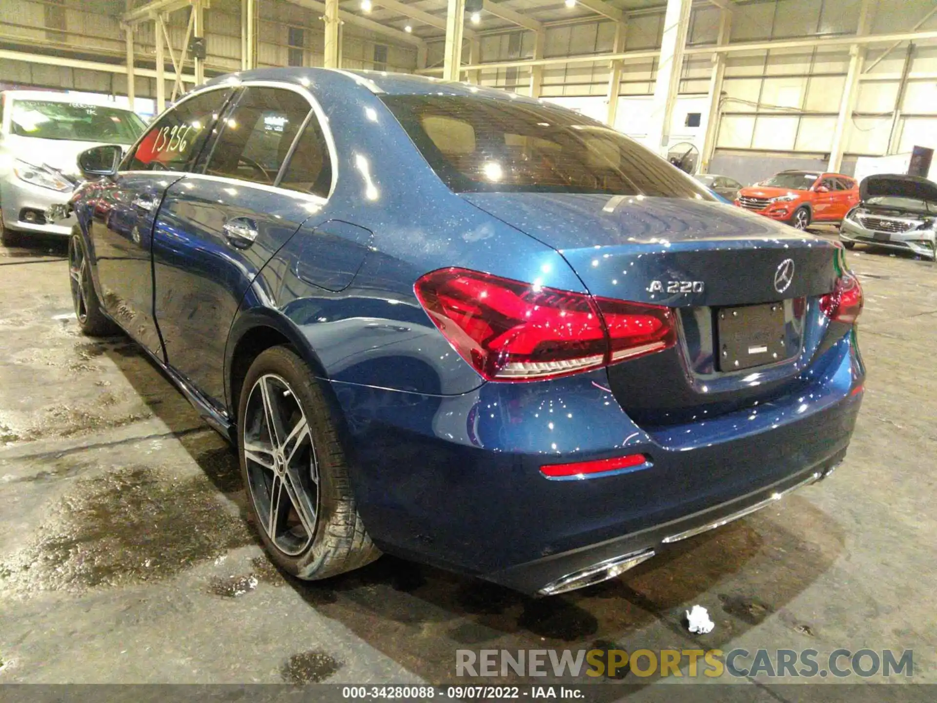 3 Photograph of a damaged car 00K3G4EB8MJ286339 MERCEDES-BENZ A-CLASS 2021