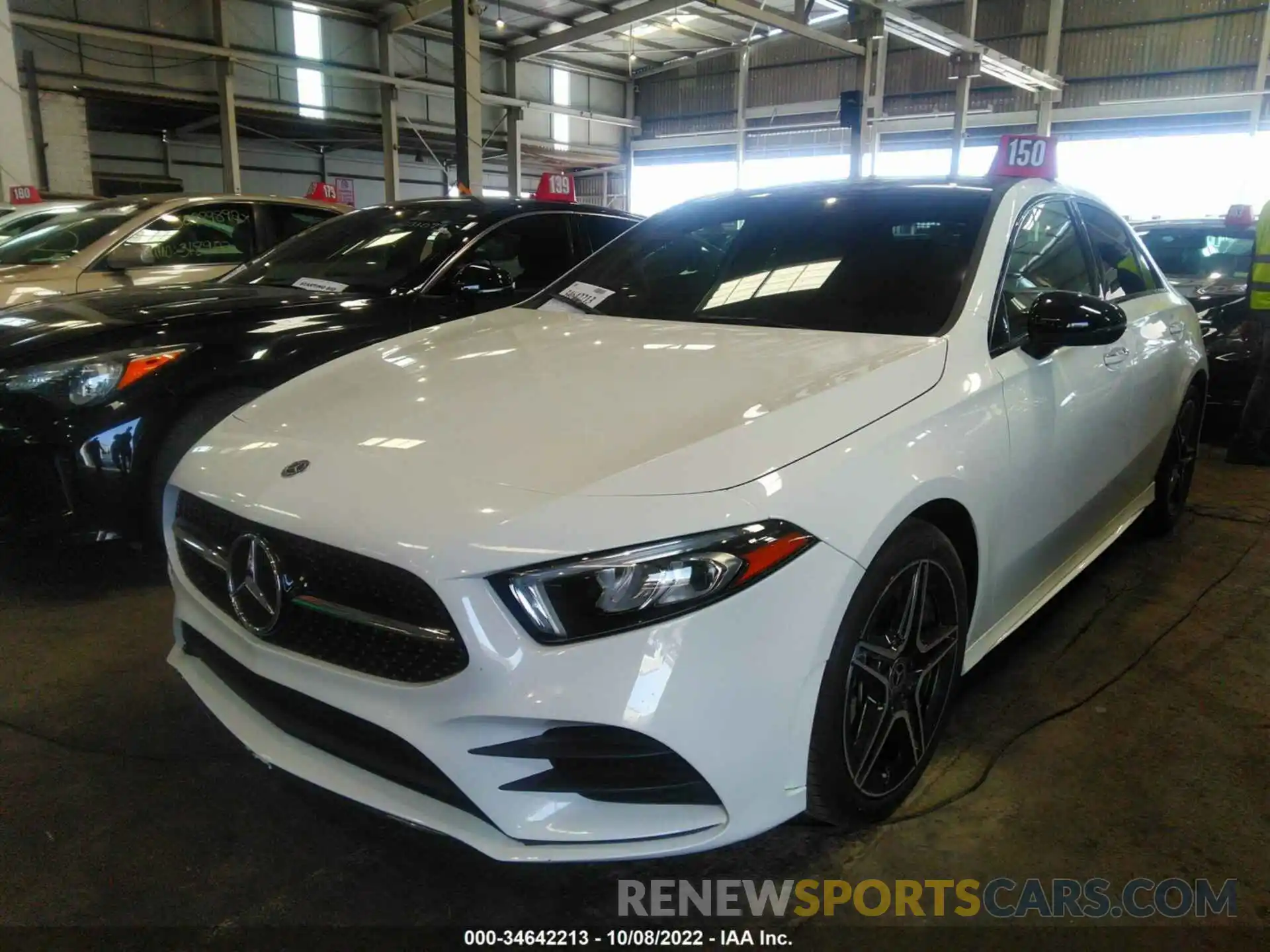 2 Photograph of a damaged car 00K3G4FB9MJ257429 MERCEDES-BENZ A-CLASS 2021