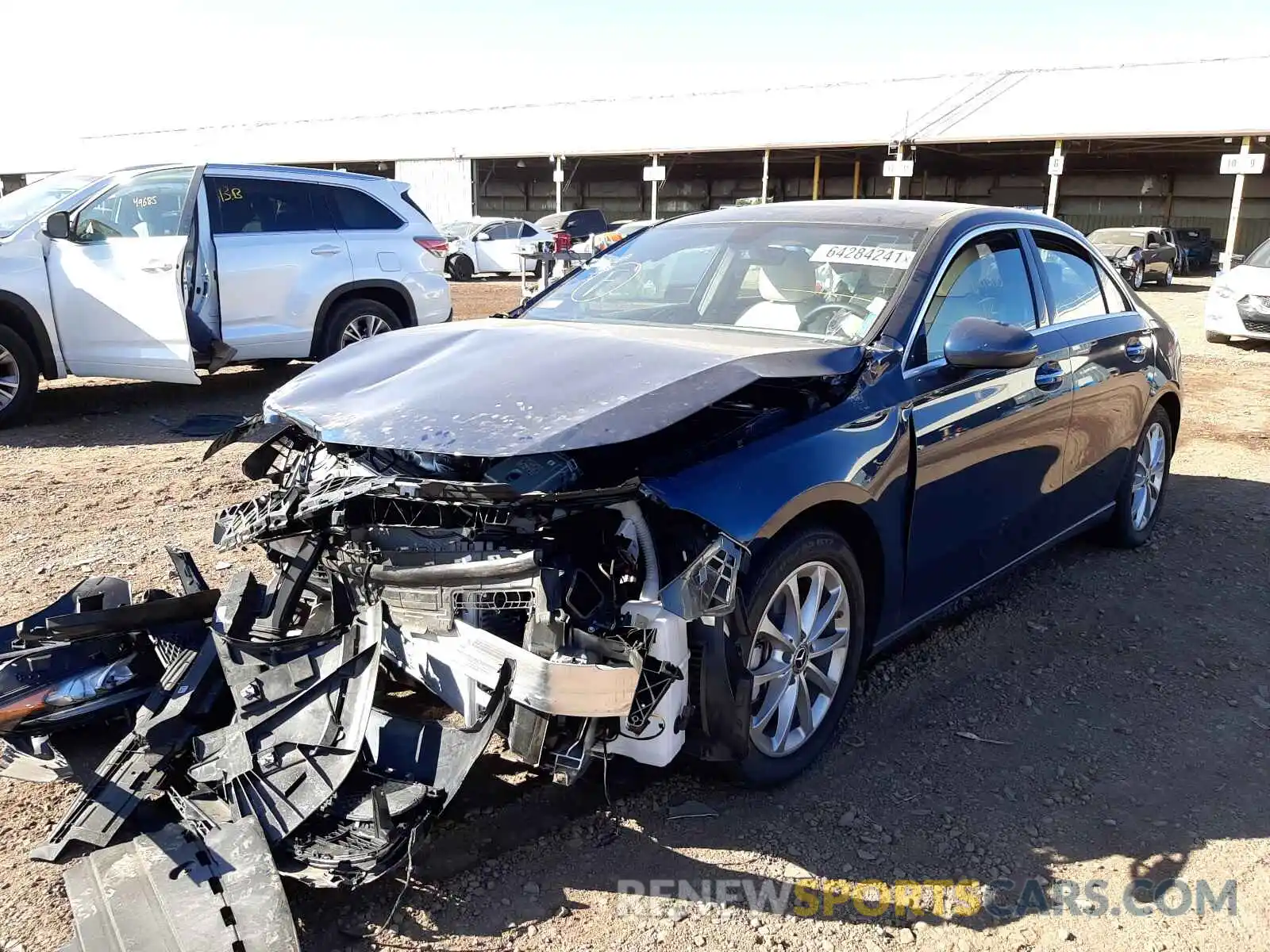 2 Photograph of a damaged car W1K3G4EB0MJ288490 MERCEDES-BENZ A-CLASS 2021