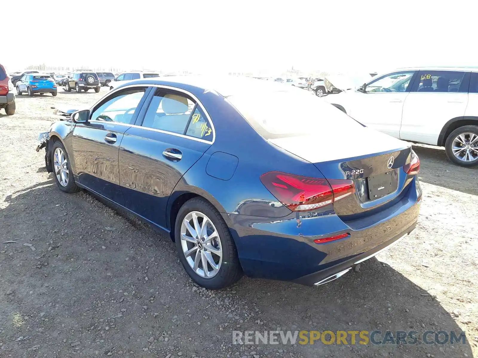 3 Photograph of a damaged car W1K3G4EB0MJ288490 MERCEDES-BENZ A-CLASS 2021