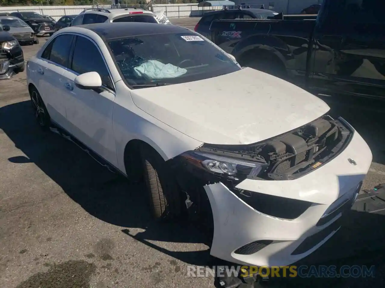 1 Photograph of a damaged car W1K3G4EB0MJ295813 MERCEDES-BENZ A-CLASS 2021