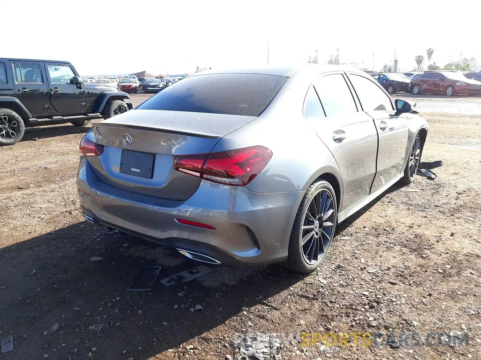 3 Photograph of a damaged car W1K3G4EB1MJ254932 MERCEDES-BENZ A-CLASS 2021