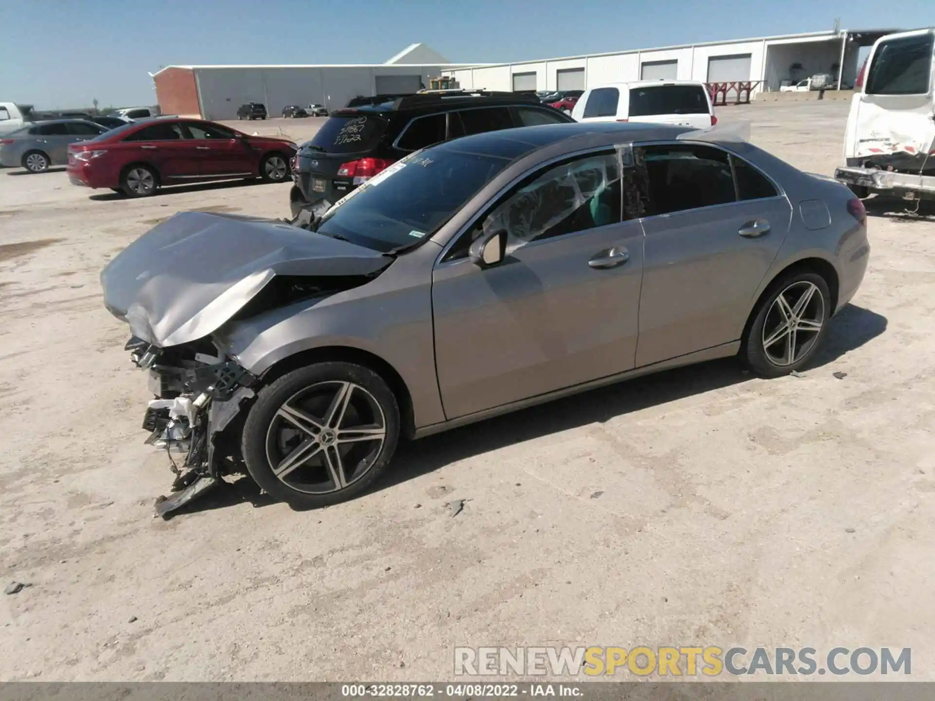 2 Photograph of a damaged car W1K3G4EB1MJ255207 MERCEDES-BENZ A-CLASS 2021