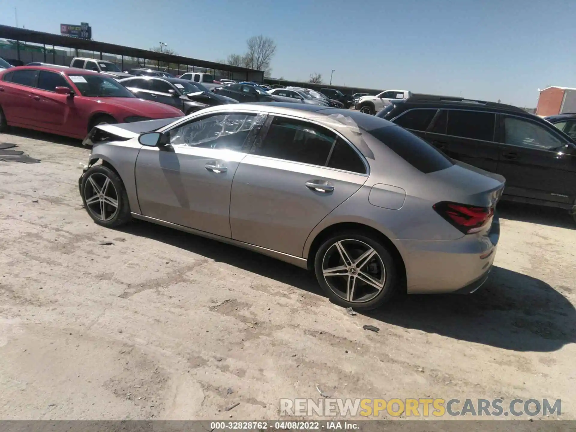 3 Photograph of a damaged car W1K3G4EB1MJ255207 MERCEDES-BENZ A-CLASS 2021