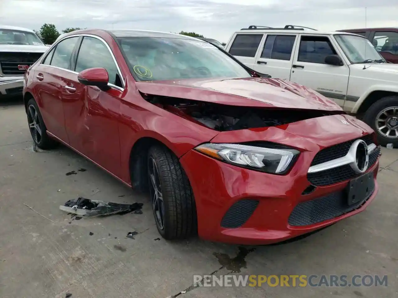 1 Photograph of a damaged car W1K3G4EB1MJ290801 MERCEDES-BENZ A-CLASS 2021