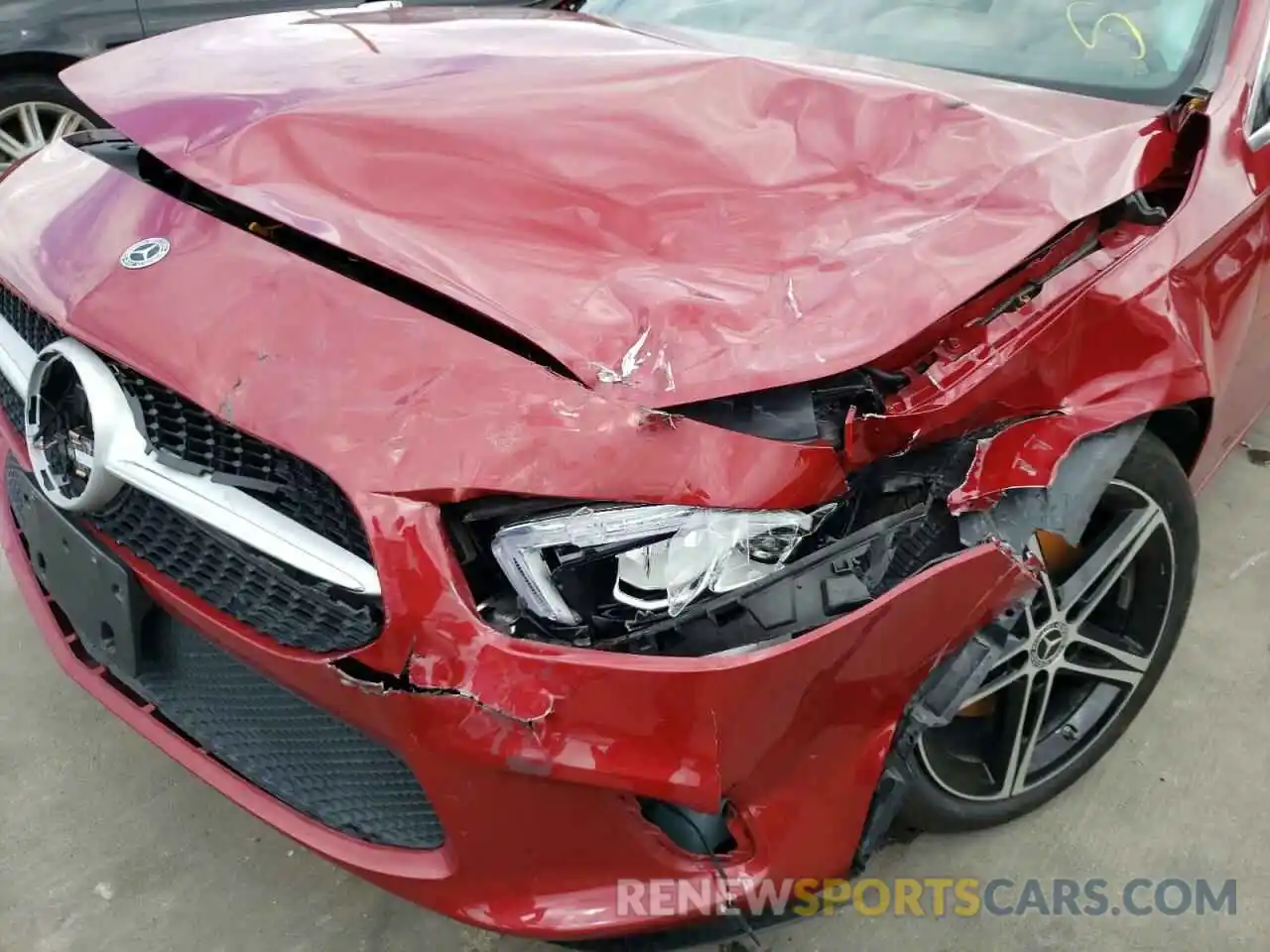 9 Photograph of a damaged car W1K3G4EB1MJ290801 MERCEDES-BENZ A-CLASS 2021