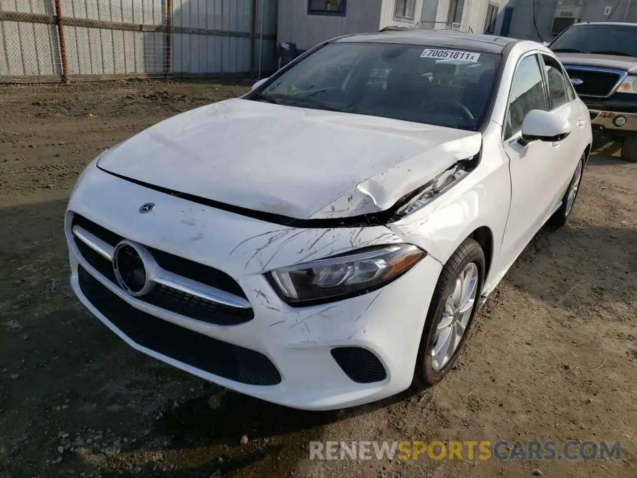 2 Photograph of a damaged car W1K3G4EB1MJ323070 MERCEDES-BENZ A-CLASS 2021