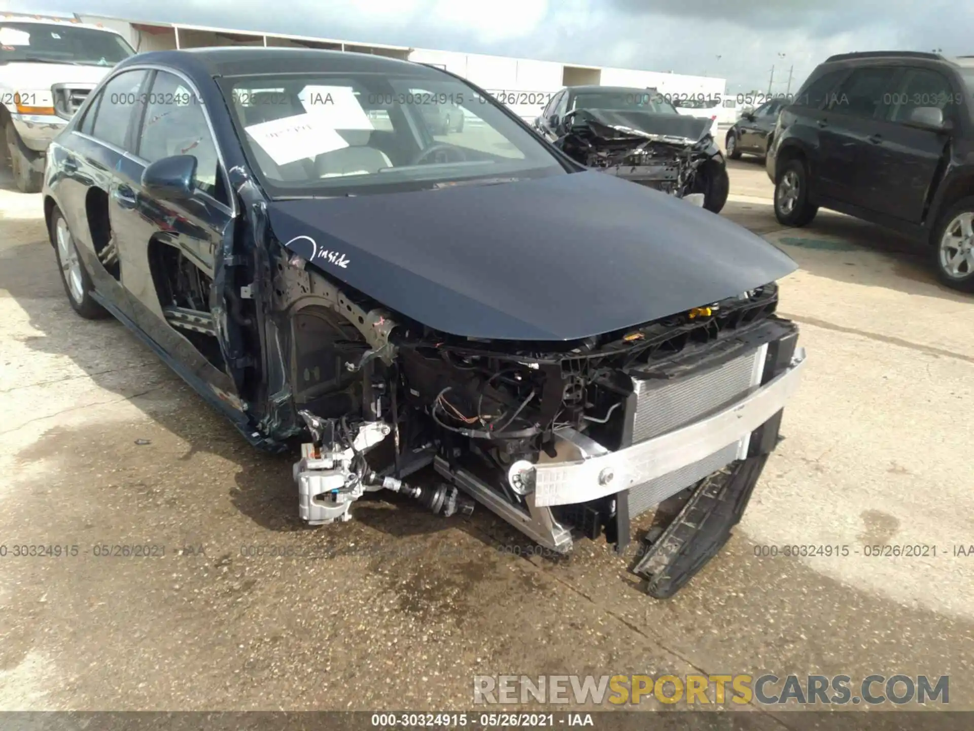 6 Photograph of a damaged car W1K3G4EB2MJ270167 MERCEDES-BENZ A-CLASS 2021