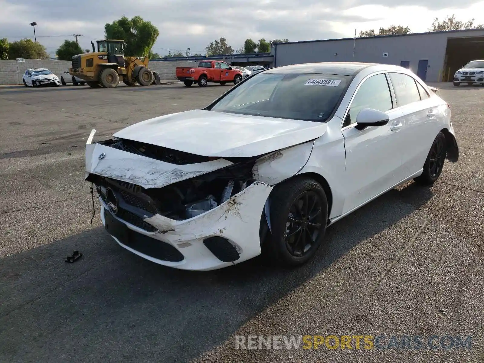 2 Photograph of a damaged car W1K3G4EB2MJ285283 MERCEDES-BENZ A-CLASS 2021