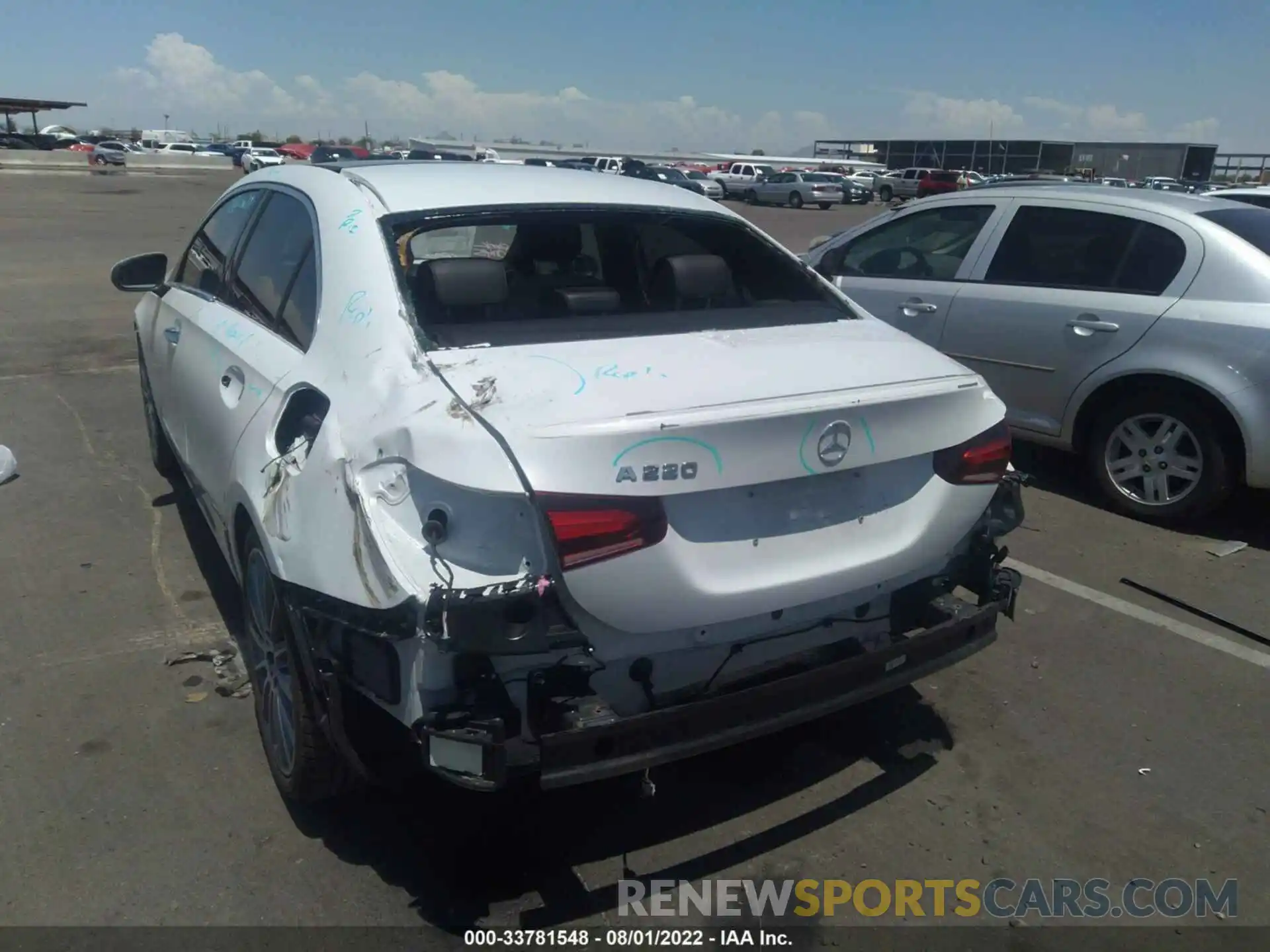 6 Photograph of a damaged car W1K3G4EB3MJ273501 MERCEDES-BENZ A-CLASS 2021