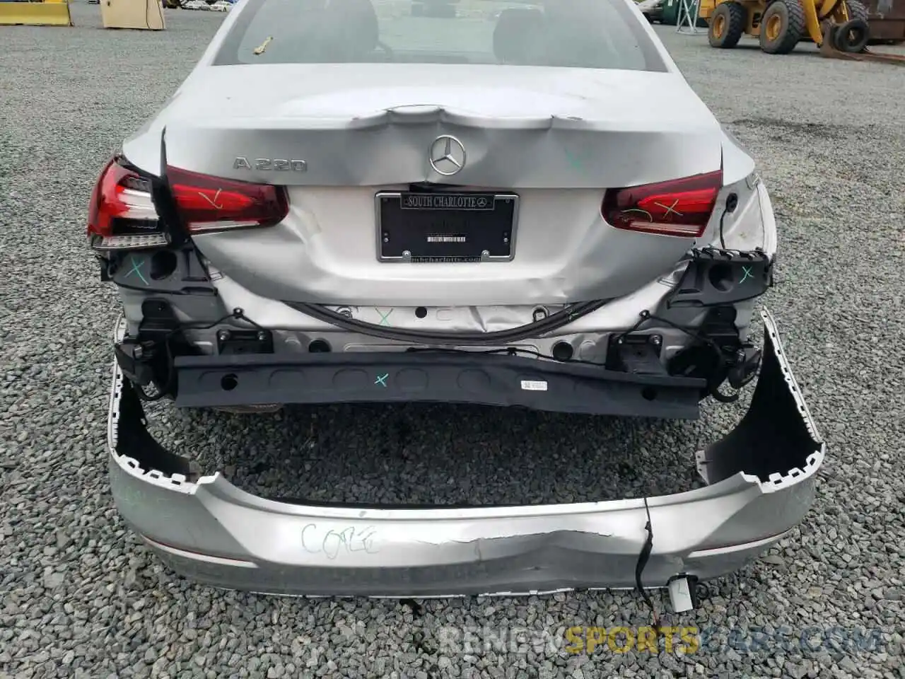 9 Photograph of a damaged car W1K3G4EB3MJ297975 MERCEDES-BENZ A-CLASS 2021