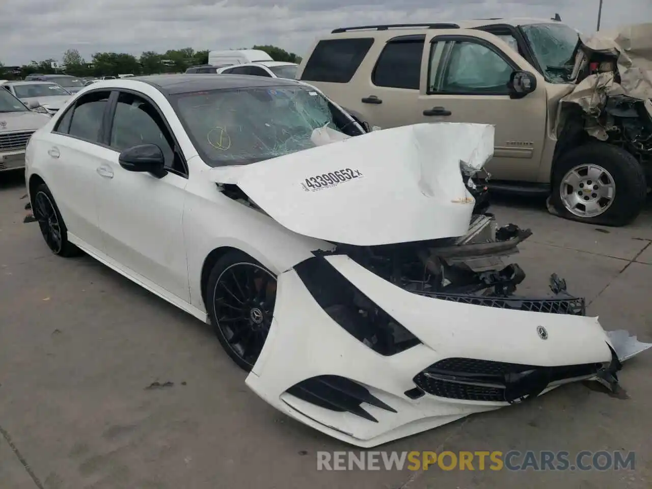 1 Photograph of a damaged car W1K3G4EB4MJ259753 MERCEDES-BENZ A-CLASS 2021