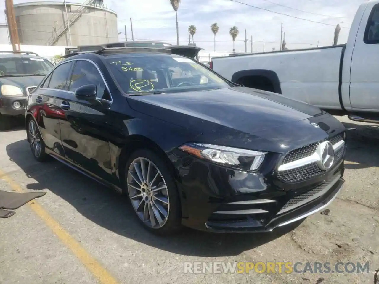 1 Photograph of a damaged car W1K3G4EB5MJ262404 MERCEDES-BENZ A-CLASS 2021