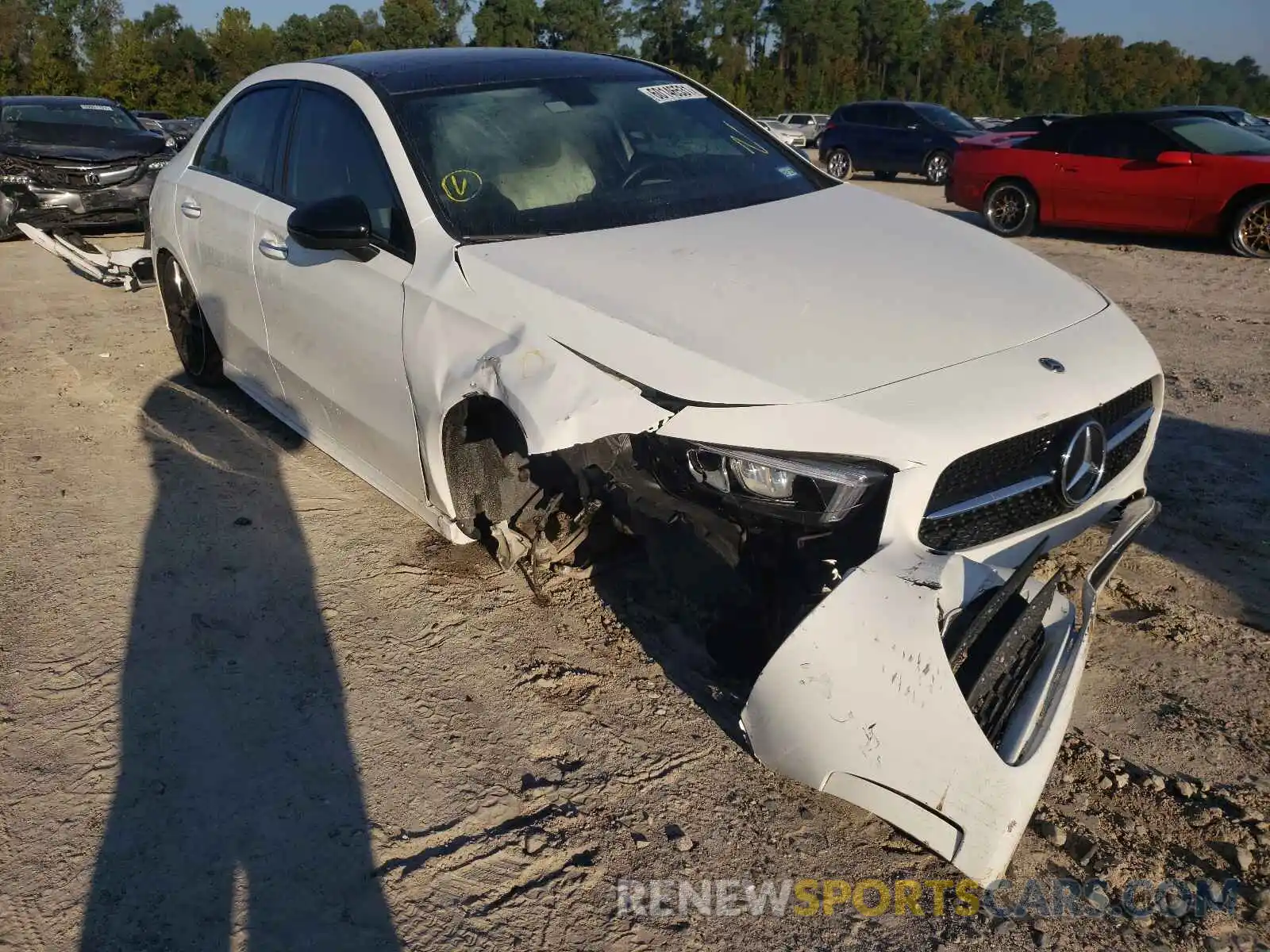 1 Photograph of a damaged car W1K3G4EB5MJ293393 MERCEDES-BENZ A-CLASS 2021